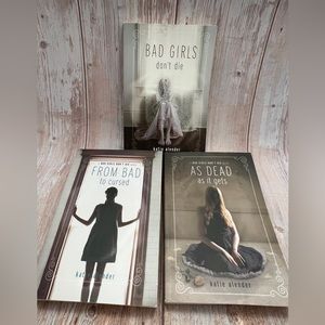 Book lovers Bad Girls Don’t Die series lot of 3 books Kate Alender